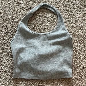 xs, grey, amazon halter top
